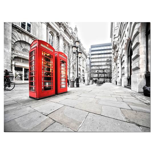 Designart - Phone Booths on Street